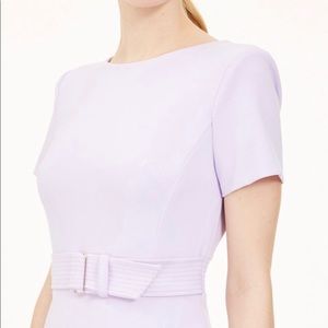 Calvin Klein Short Sleeve Belted Sheath Dress